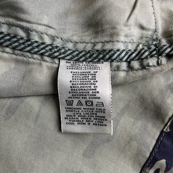 Anthropologie Marrakech Green Camo Jacket Size Large NWT - Picture 9 of 12